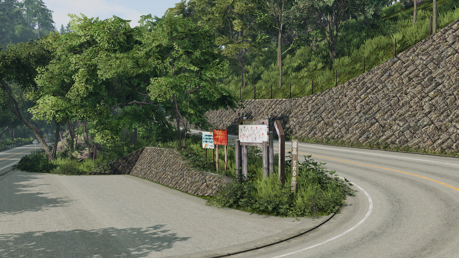 МОД Карта Momiji Line - Touge v1.6 (0.39.x) ДЛЯ BEAMNG.DRIVE