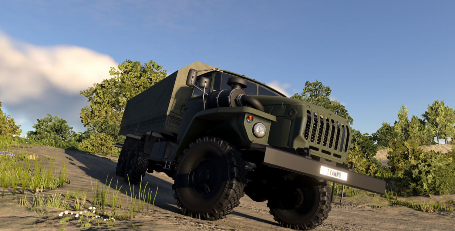 МОД URAL 4320-31 V 4.2.1 (0.39) ДЛЯ BEAMNG.DRIVE