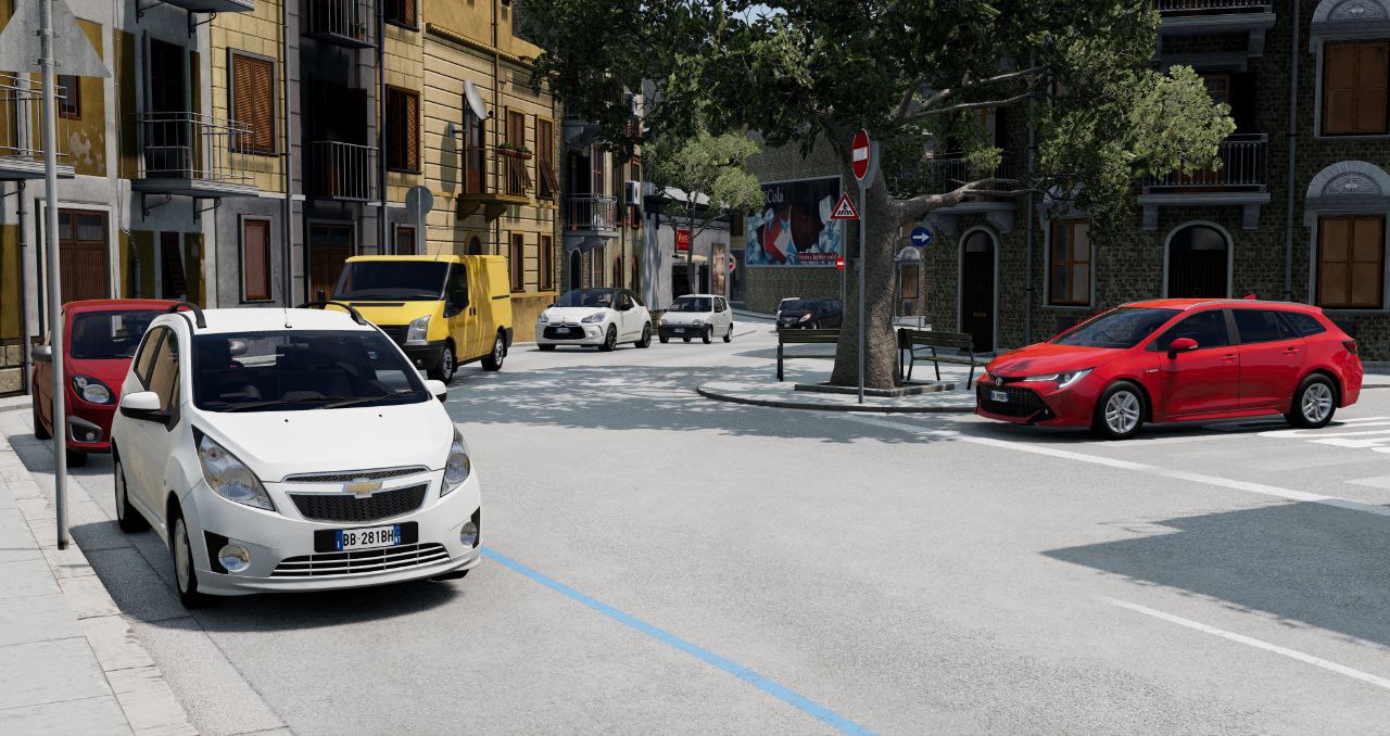 МОД Realistic Simplified Traffic Mod v1.0 (0.34.x) ДЛЯ BEAMNG.DRIVE
