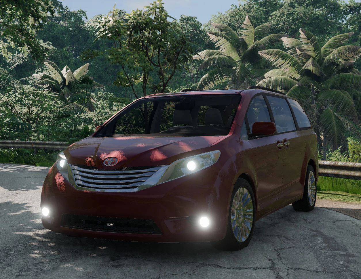 МОД Toyota Sienna 2017 v2.0 (0.34.x) ДЛЯ BEAMNG.DRIVE