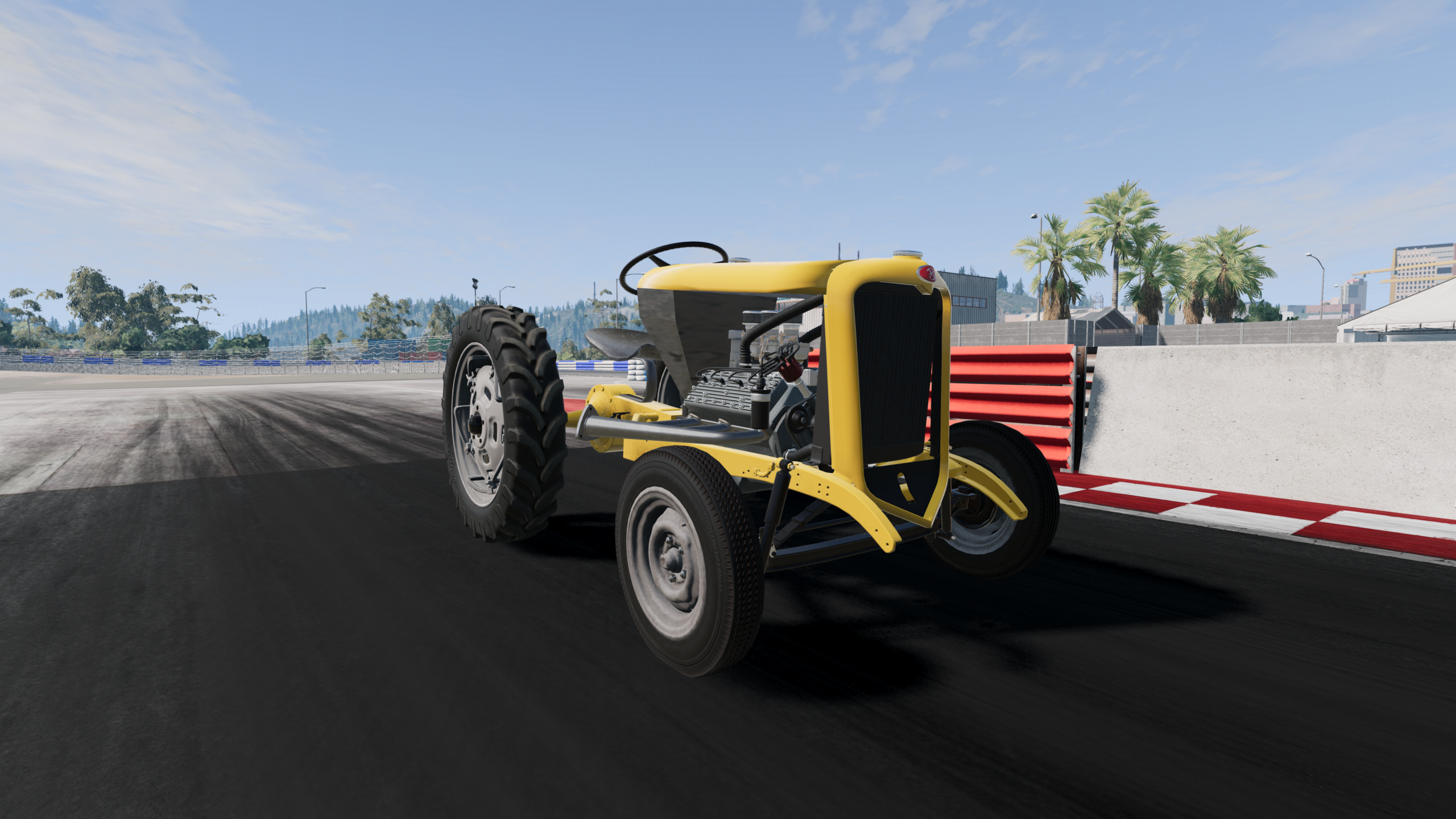 МОД Bruckell Nine-F Farm Tractor v0.5 (0.34.x) ДЛЯ BEAMNG.DRIVE
