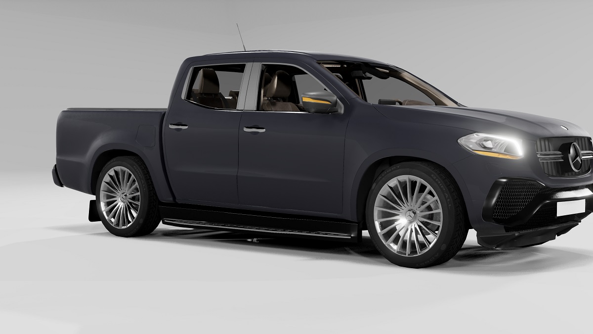 МОД Mercedes-Benz X-Class v1.0 (0.34.x) ДЛЯ BEAMNG.DRIVE