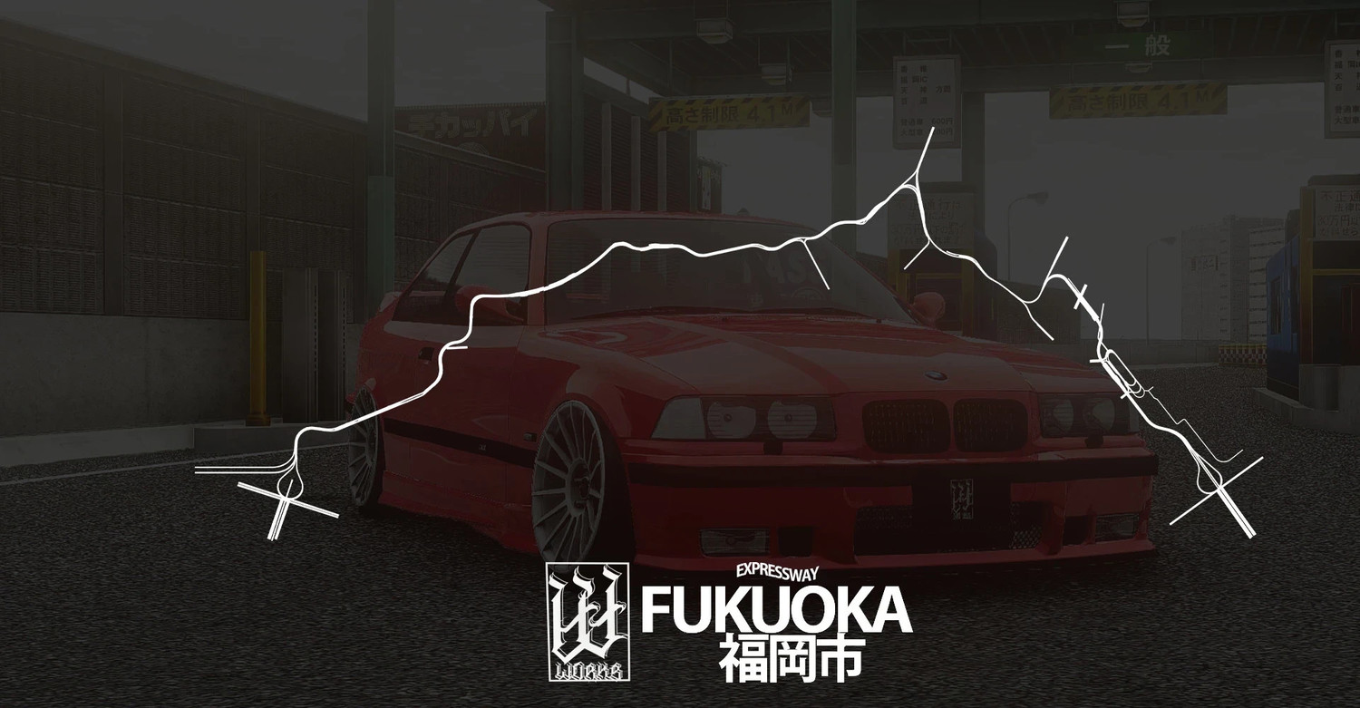 МОД Карта FA Fukuoka Urban Expressway (0.33.x) ДЛЯ BEAMNG.DRIVE