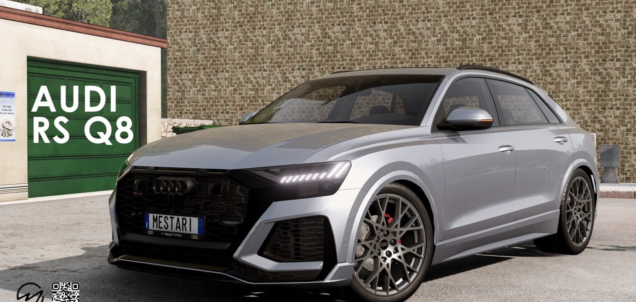 МОД AUDI Q8 Pack v1.0 (0.33.x) ДЛЯ BEAMNG.DRIVE