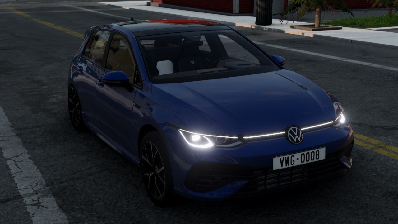 МОД Volkswagen Golf 8 2023 v1.0 (0.34.x) ДЛЯ BEAMNG.DRIVE
