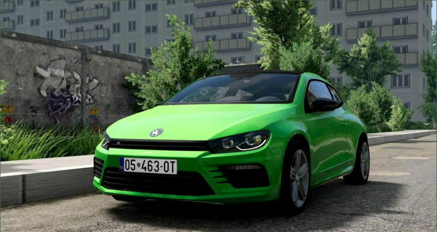 МОД Volkswagen Scirocco 2008-2017 (0.34.x) ДЛЯ BEAMNG.DRIVE