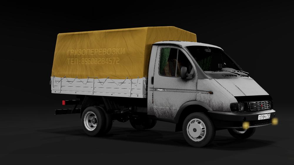 МОД Газель v1.0 (0.34.x) ДЛЯ BEAMNG.DRIVE