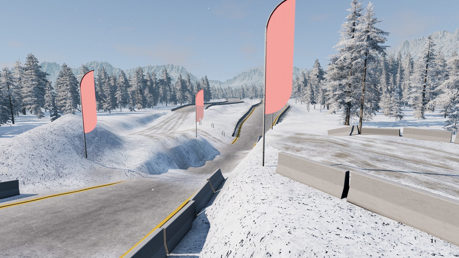 МОД Карта Snowtrax v1.3 (0.39.x) ДЛЯ BEAMNG.DRIVE