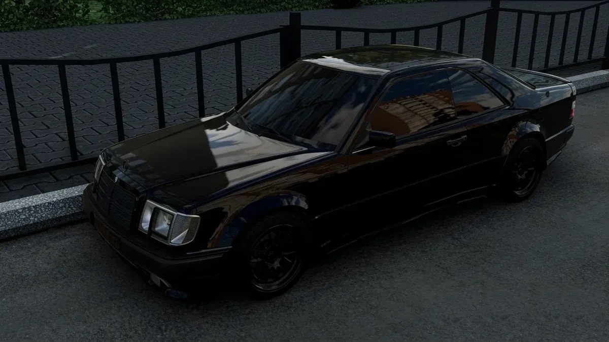 МОД Mercedes-Benz Coupe W124 E500 AMG v2.0 (0.39.x) ДЛЯ BEAMNG.DRIVE
