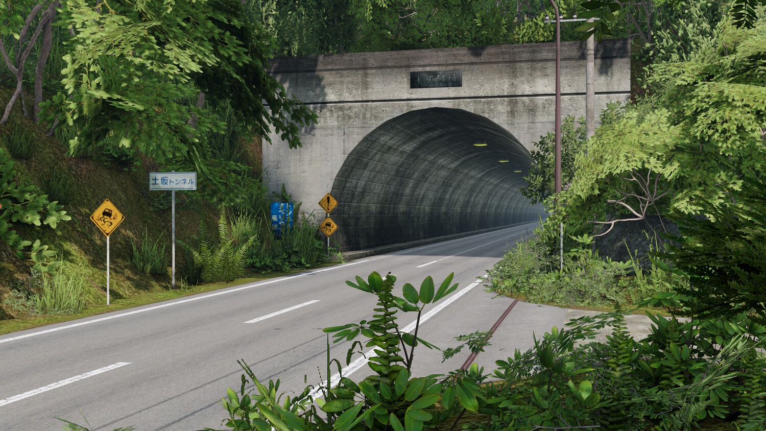 МОД Карта Tsuchisaka - Touge v1.1 (0.39.x) ДЛЯ BEAMNG.DRIVE
