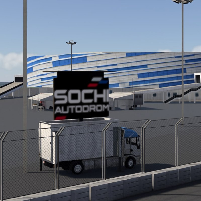 МОД Карта "Cочи Автодром" v1.0 (0.39.x) ДЛЯ BEAMNG.DRIVE