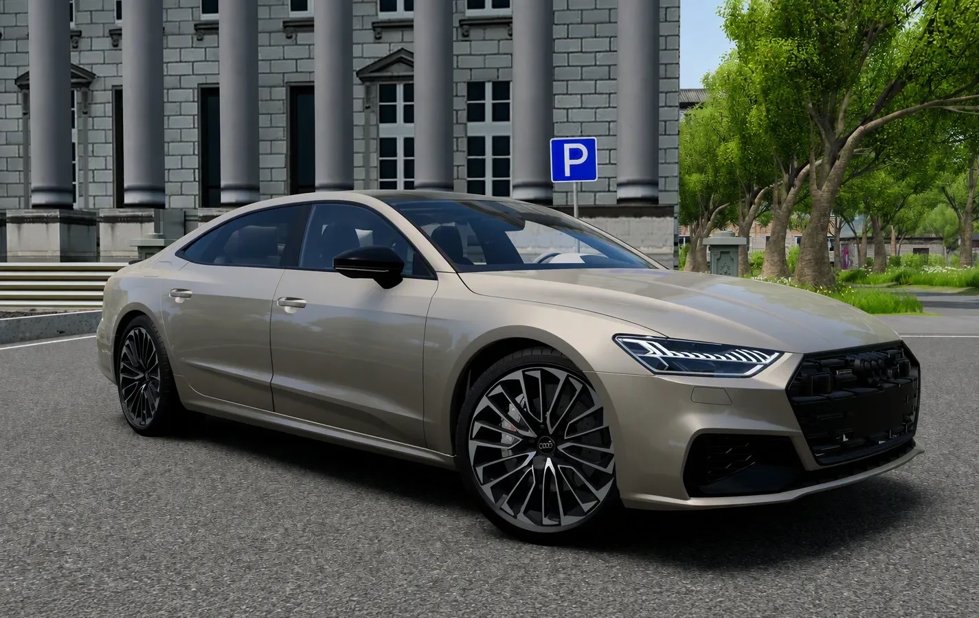 МОД Audi A7|S7|RS7 v2.0 (0.39.x) ДЛЯ BEAMNG.DRIVE