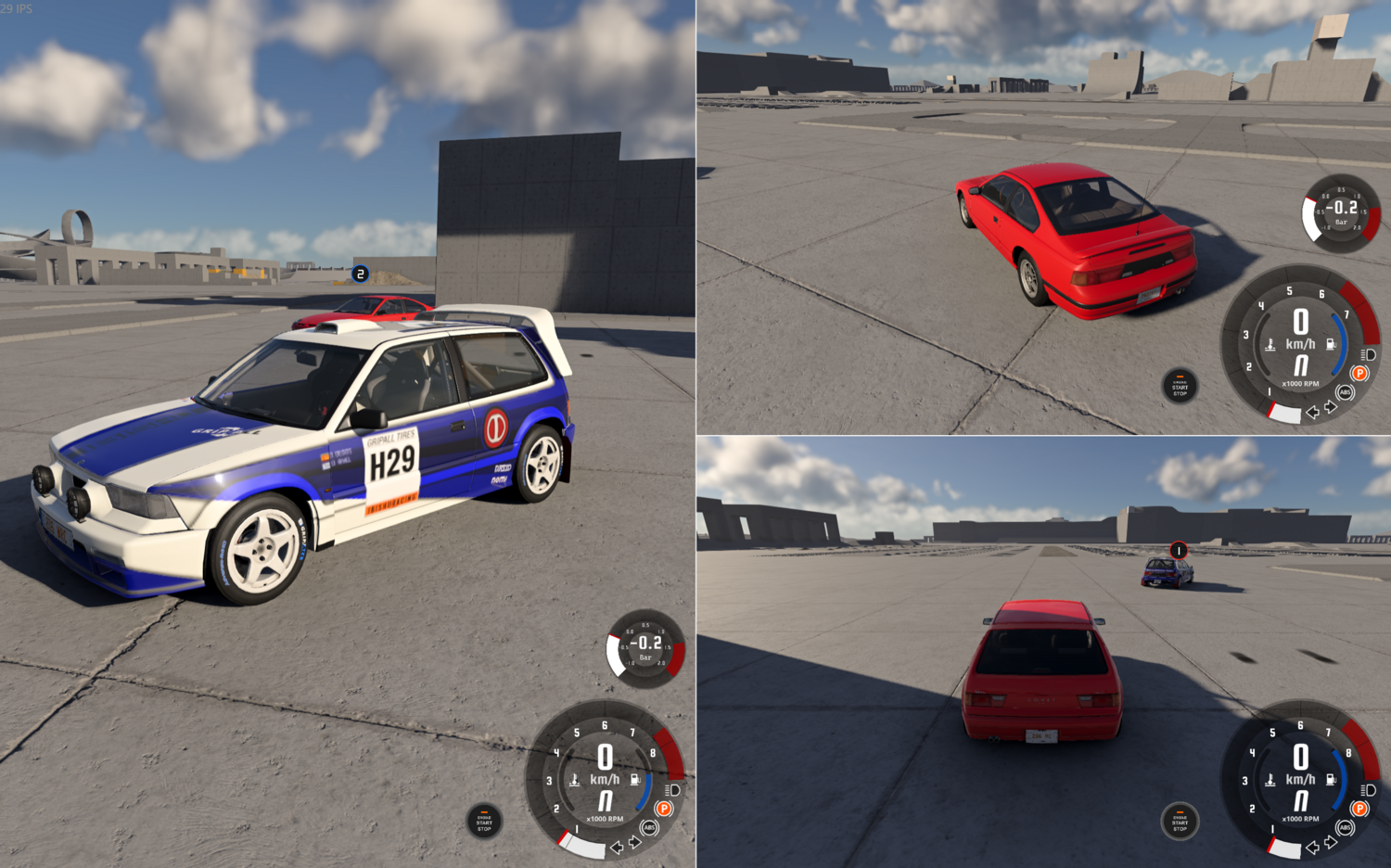МОД Local Split-Screen v1.2 (0.39.x) ДЛЯ BEAMNG.DRIVE