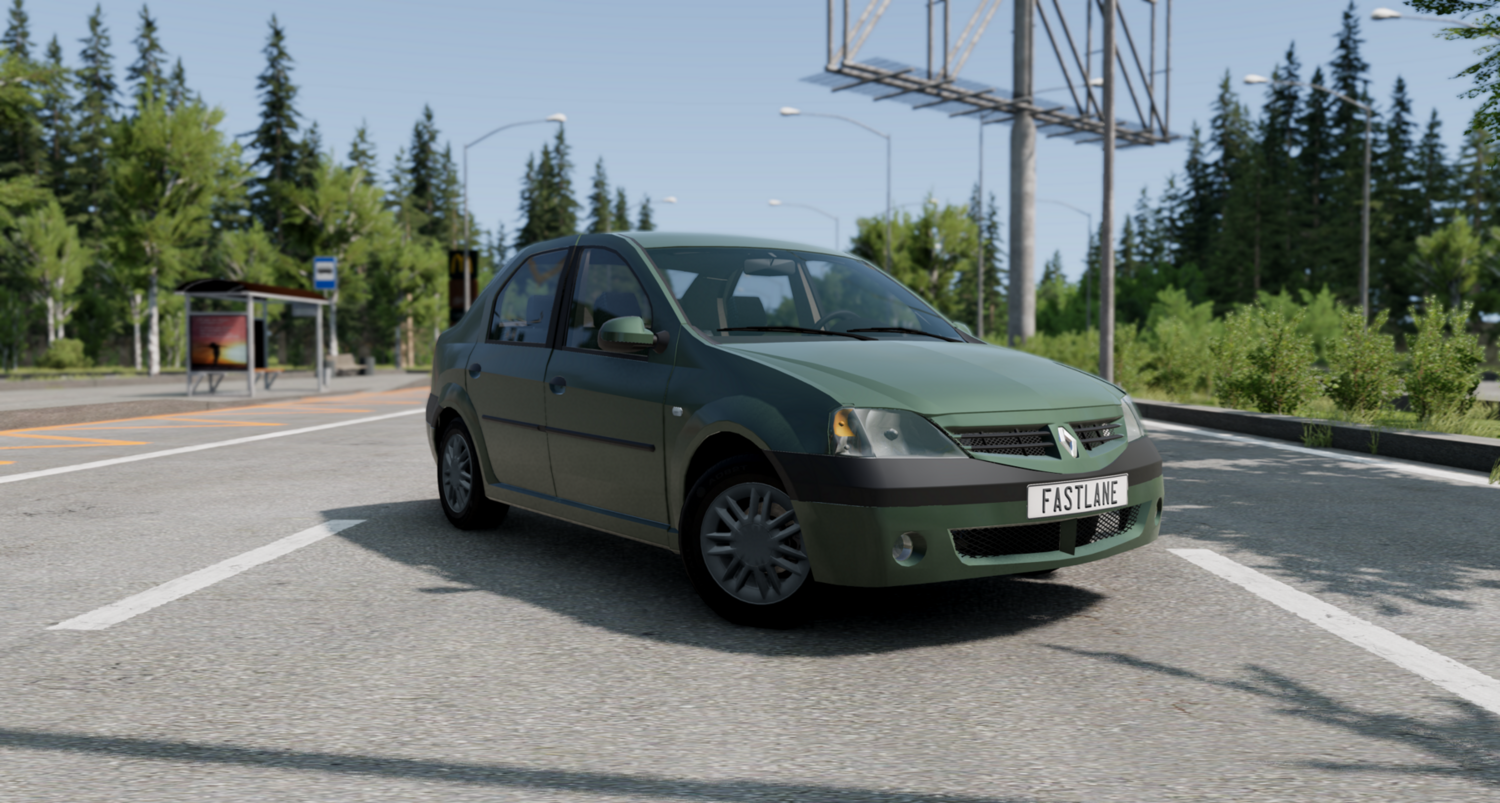 МОД Dacia/Renault Logan v4.0 (0.39.x) ДЛЯ BEAMNG.DRIVE