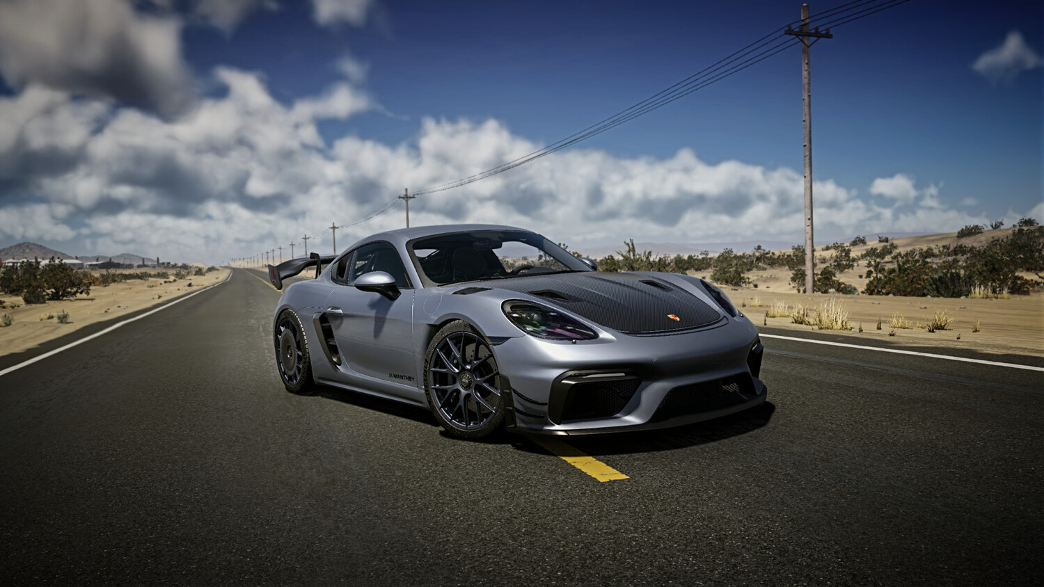 МОД Porsche Cayman v2.2 (0.39.x) ДЛЯ BEAMNG.DRIVE