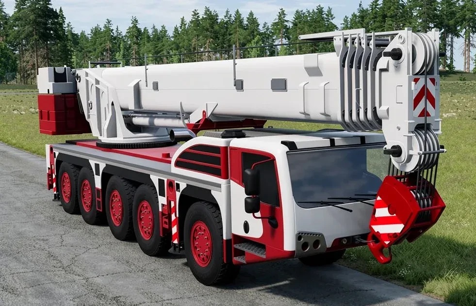 МОД FP Mobile Crane 130t v1.95 (0.39.x) ДЛЯ BEAMNG.DRIVE