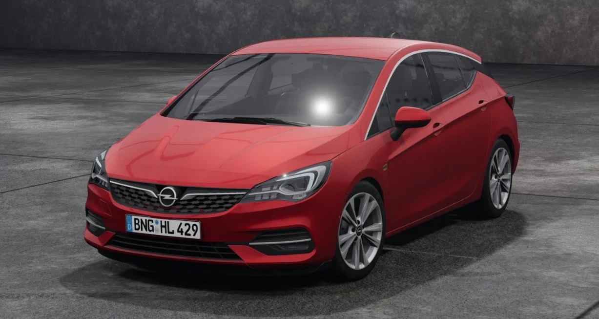 МОД Opel Astra K b16 v2.1 (0.39.x) ДЛЯ BEAMNG.DRIVE