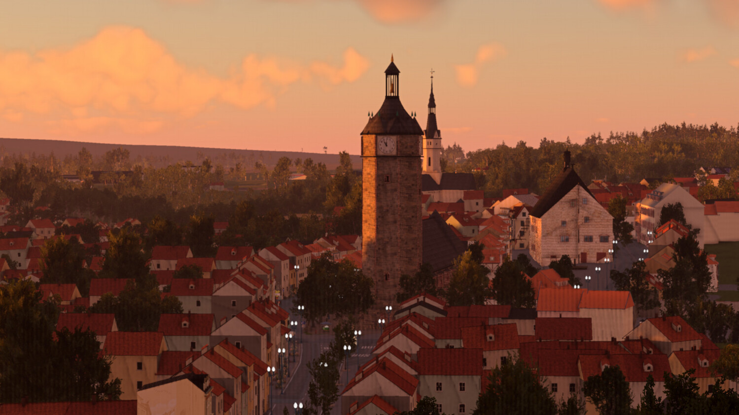 МОД Карта German Countryside and City Sangerhausen v1.2 (0.39.x) ДЛЯ BEAMNG.DRIVE
