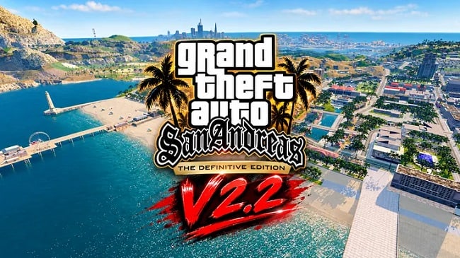 МОД Карта GTA: San Andreas v2.2 (0.39.x) ДЛЯ BEAMNG.DRIVE