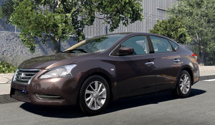 МОД Nissan Sentra 2014-2019 v1.3 (0.39.x) ДЛЯ BEAMNG.DRIVE