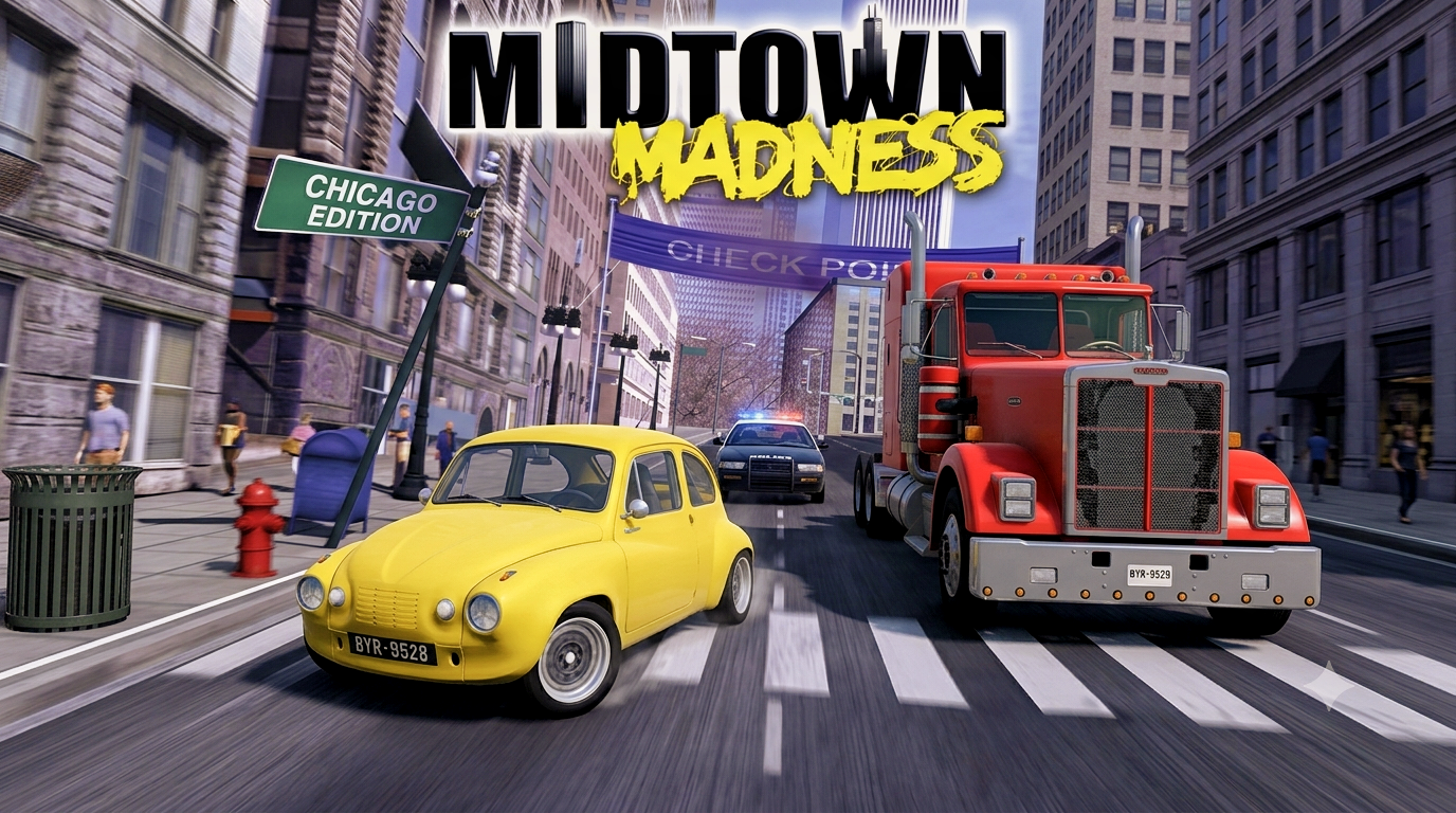 МОД Карта Midtown Madness - Chicago Edition v1.0 (0.39.x) ДЛЯ BEAMNG.DRIVE