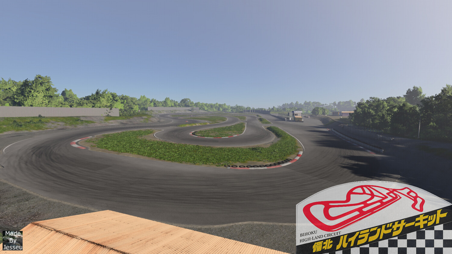 МОД Карта Bihoku Highland Circuit v3.0 (0.39.x) ДЛЯ BEAMNG.DRIVE