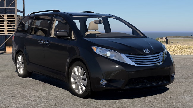 МОД Toyota Sienna 2011-2017 v2.2 (0.39.x) ДЛЯ BEAMNG.DRIVE