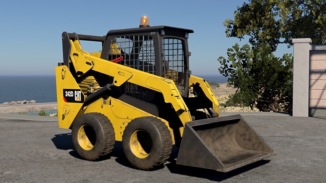 МОД Cat 242D SkidSteer v1.1 (0.39.x) ДЛЯ BEAMNG.DRIVE