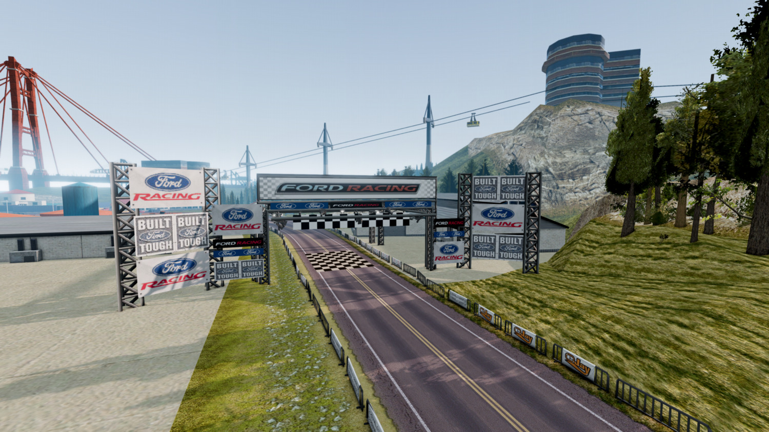 МОД Карта Ford Racing 2 BAY-A v3.0 (0.40.x) ДЛЯ BEAMNG.DRIVE