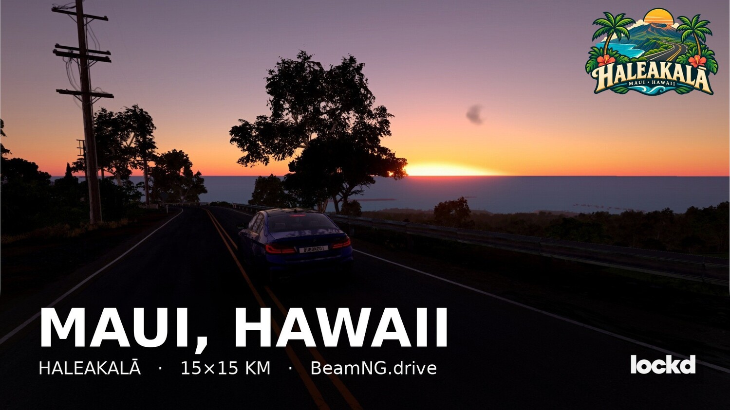 МОД Карта Haleakalā, Maui v1.0 (0.39.x) ДЛЯ BEAMNG.DRIVE