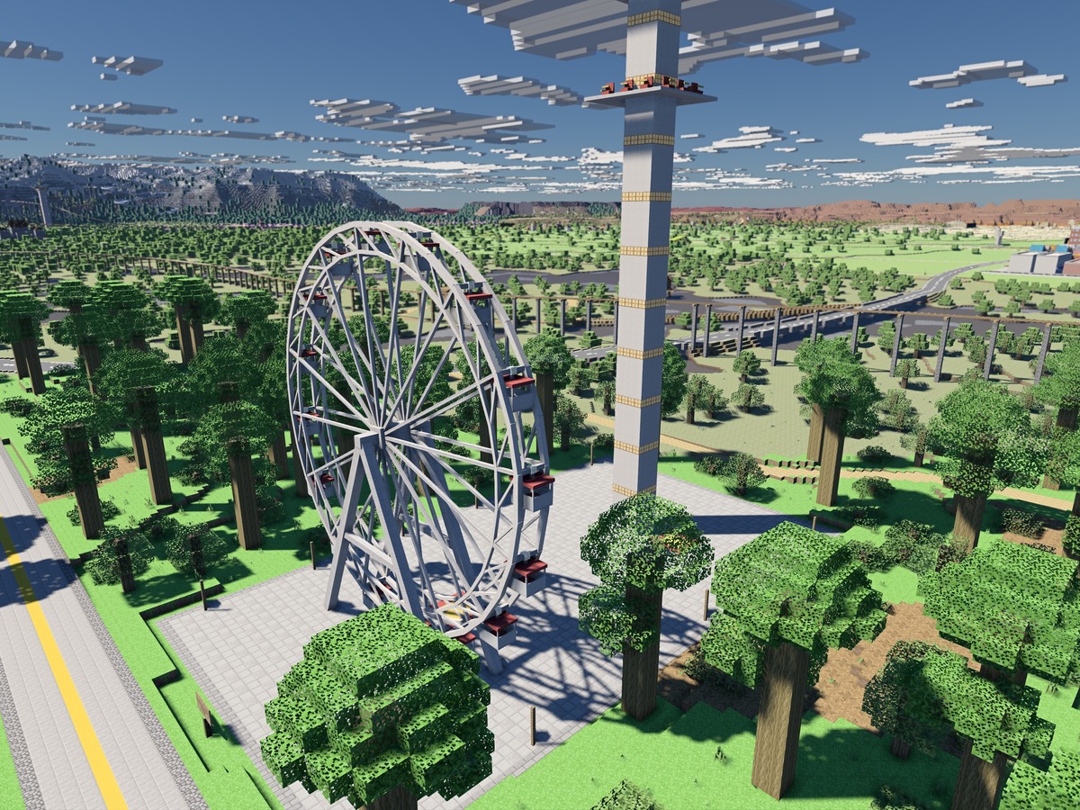 МОД Карта Blocklands - Minecraft World v1.0 (0.40.x) ДЛЯ BEAMNG.DRIVE