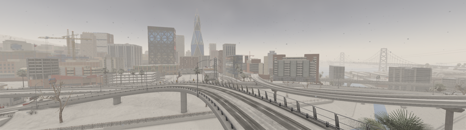 МОД Карта Winter West Coast, USA v0.40.1 (0.40.x) ДЛЯ BEAMNG.DRIVE