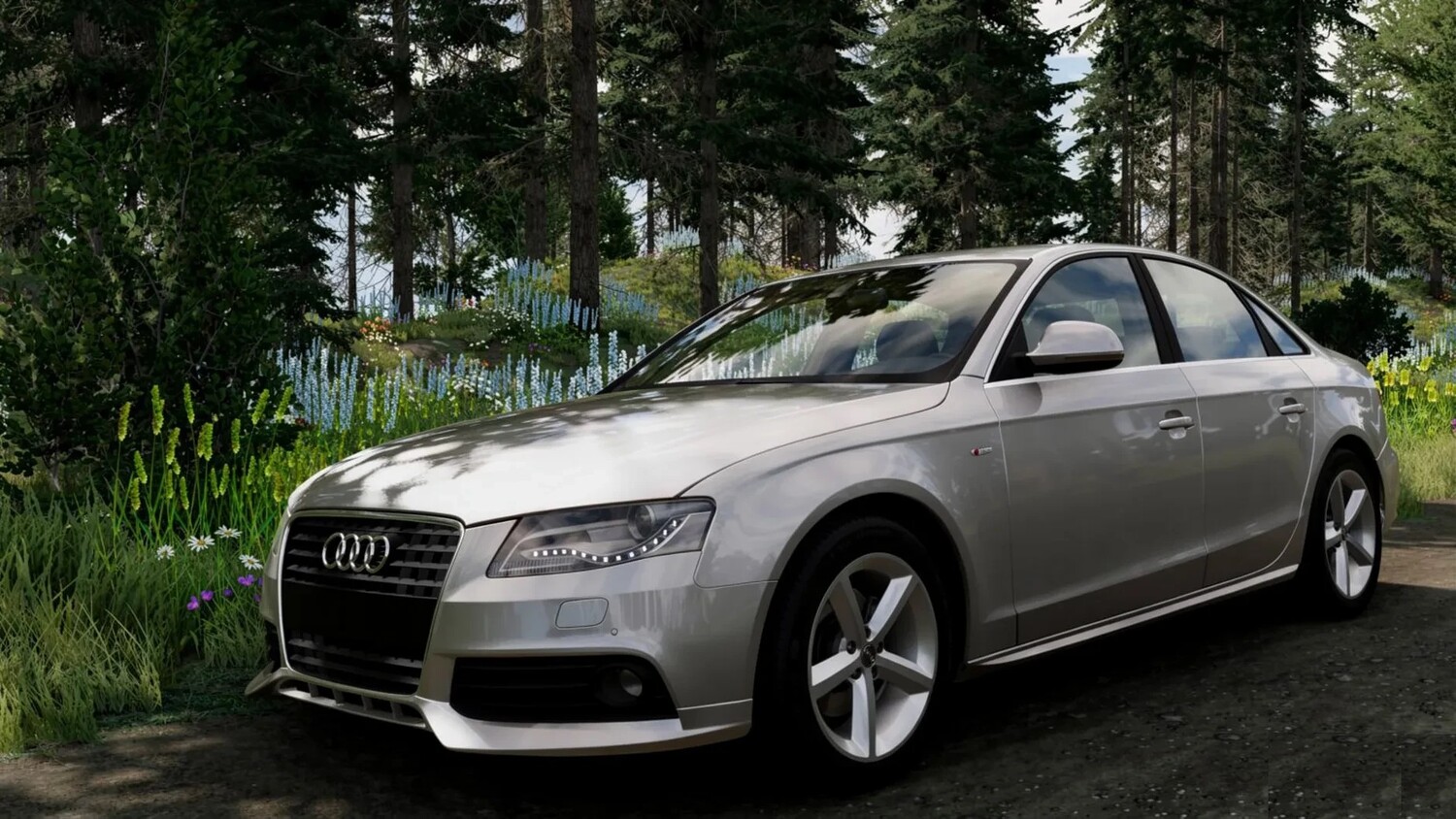 МОД Audi A4/S4 B8 v1.8 (0.39.x) ДЛЯ BEAMNG.DRIVE