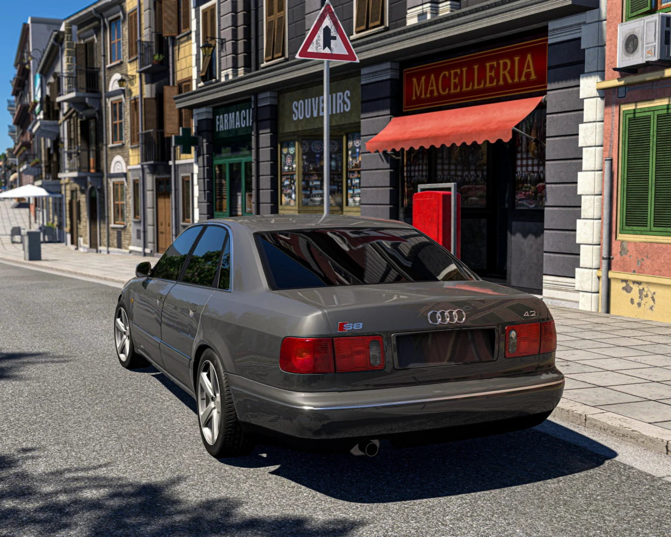 МОД Audi S8 D2 v1.2 (0.40.x) ДЛЯ BEAMNG.DRIVE