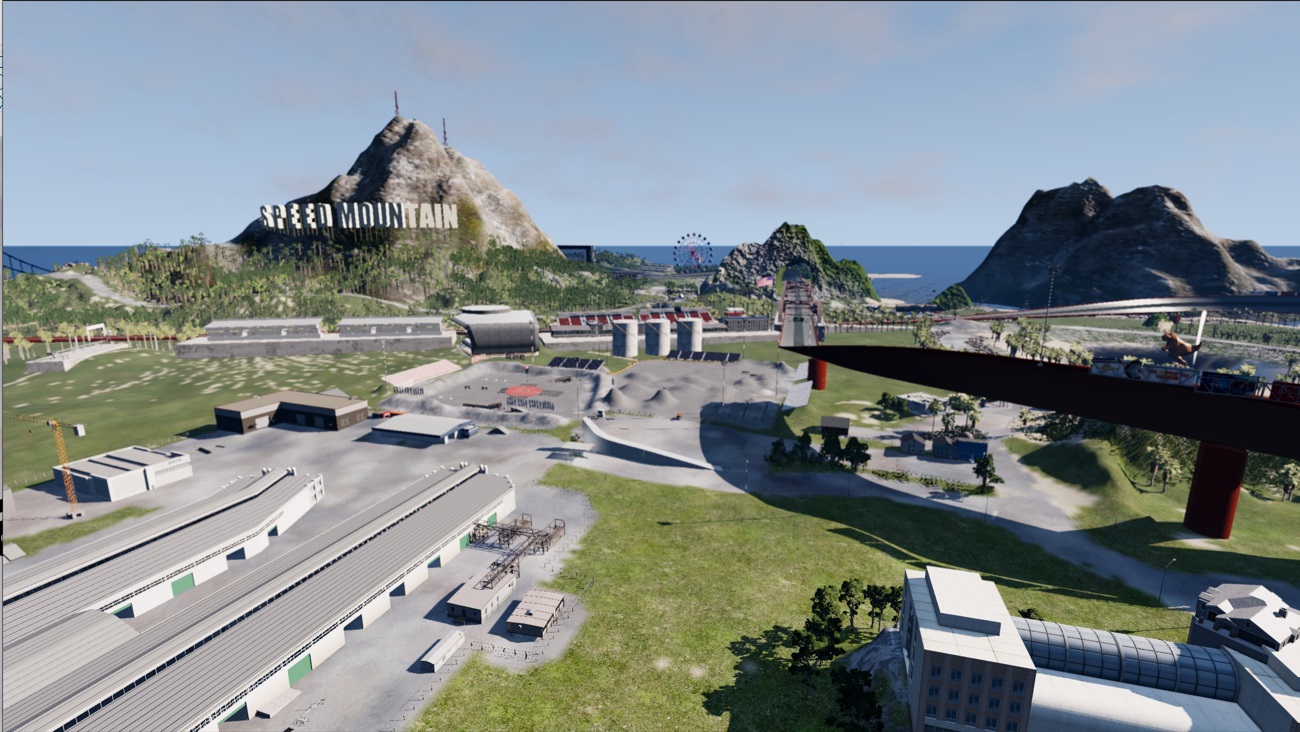 МОД Карта Speed Island v2.01 (0.34.x) ДЛЯ BEAMNG.DRIVE