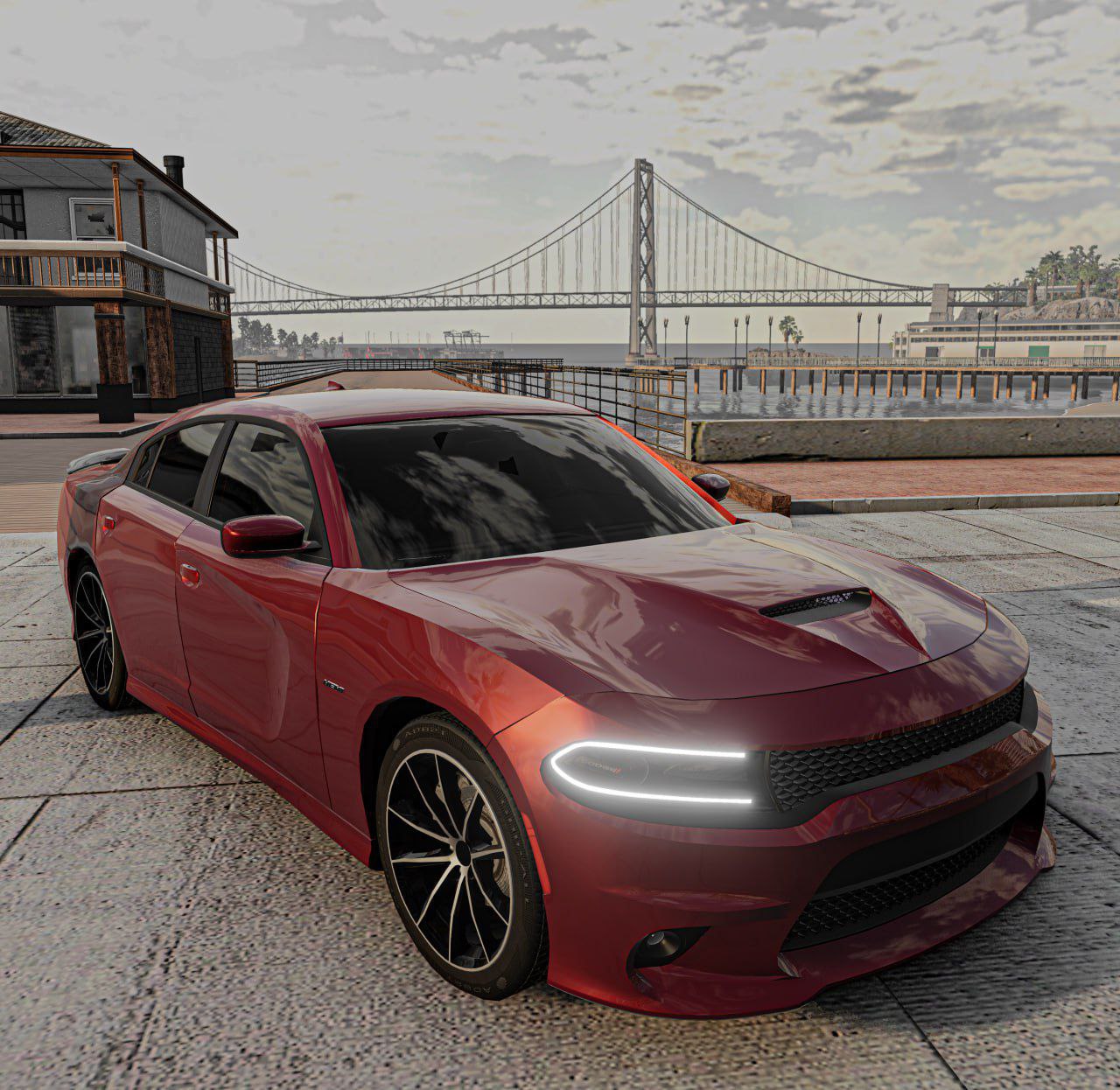 МОД Dodge Charger (0.34.x) ДЛЯ BEAMNG.DRIVE