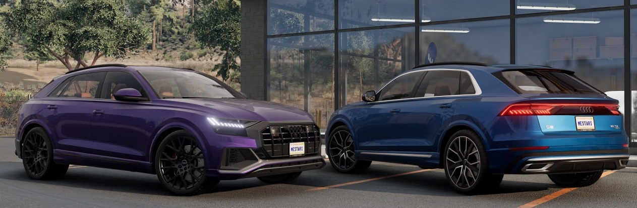 МОД Audi Q8 Pack (SQ8, RSQ8) V3.0 (0.34.x) ДЛЯ BEAMNG.DRIVE