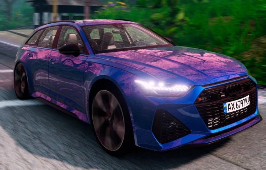 МОД Audi RS6 v1.0 (0.34.x) ДЛЯ BEAMNG.DRIVE