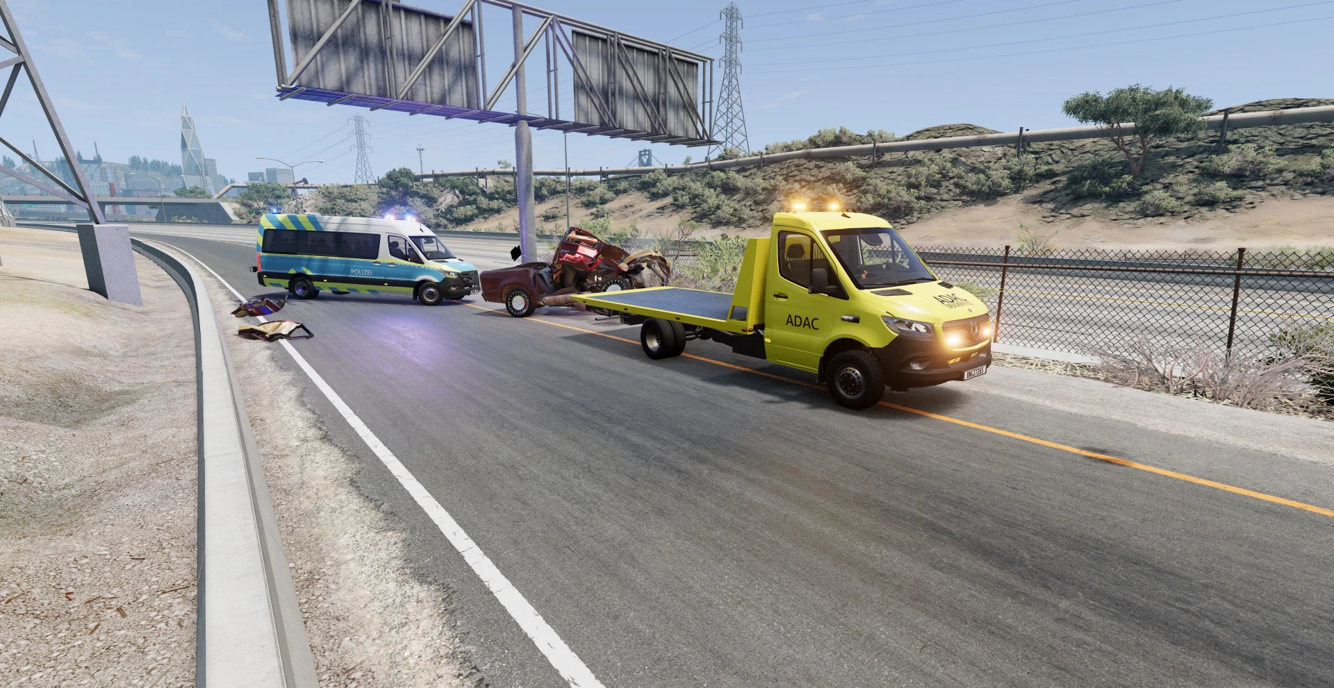 МОД MB Sprinter 2020 Fox v1.0 (0.34.x) ДЛЯ BEAMNG.DRIVE
