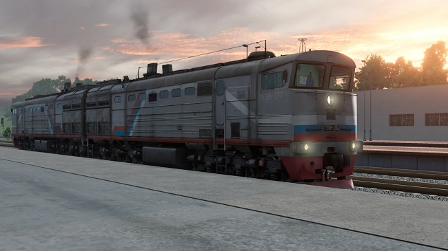 МОД Diesel locomotive 2TE10M v1.0 (0.34.x) ДЛЯ BEAMNG.DRIVE