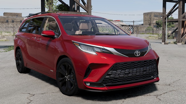 МОД Toyota Sienna 2024 v1.0 (0.34.x) ДЛЯ BEAMNG.DRIVE