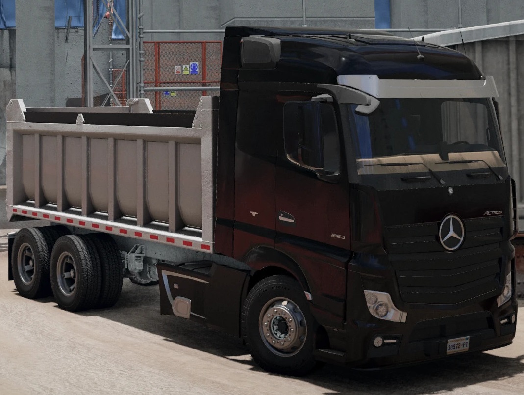 МОД Mercedes-Benz Actros 2011 v1.0 (0.34.x) ДЛЯ BEAMNG.DRIVE