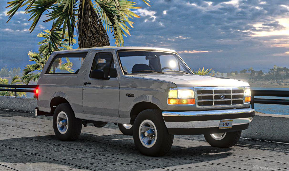 МОД Ford Bronco XLT v1.0 (0.34.x) ДЛЯ BEAMNG.DRIVE