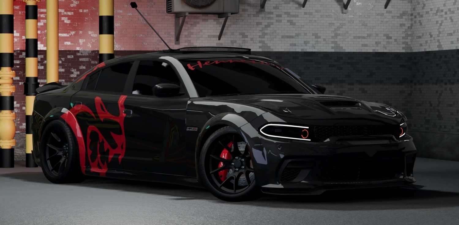 МОД Fastrow '15 - '23 Dodge Charger v1.0 (0.34.x) ДЛЯ BEAMNG.DRIVE