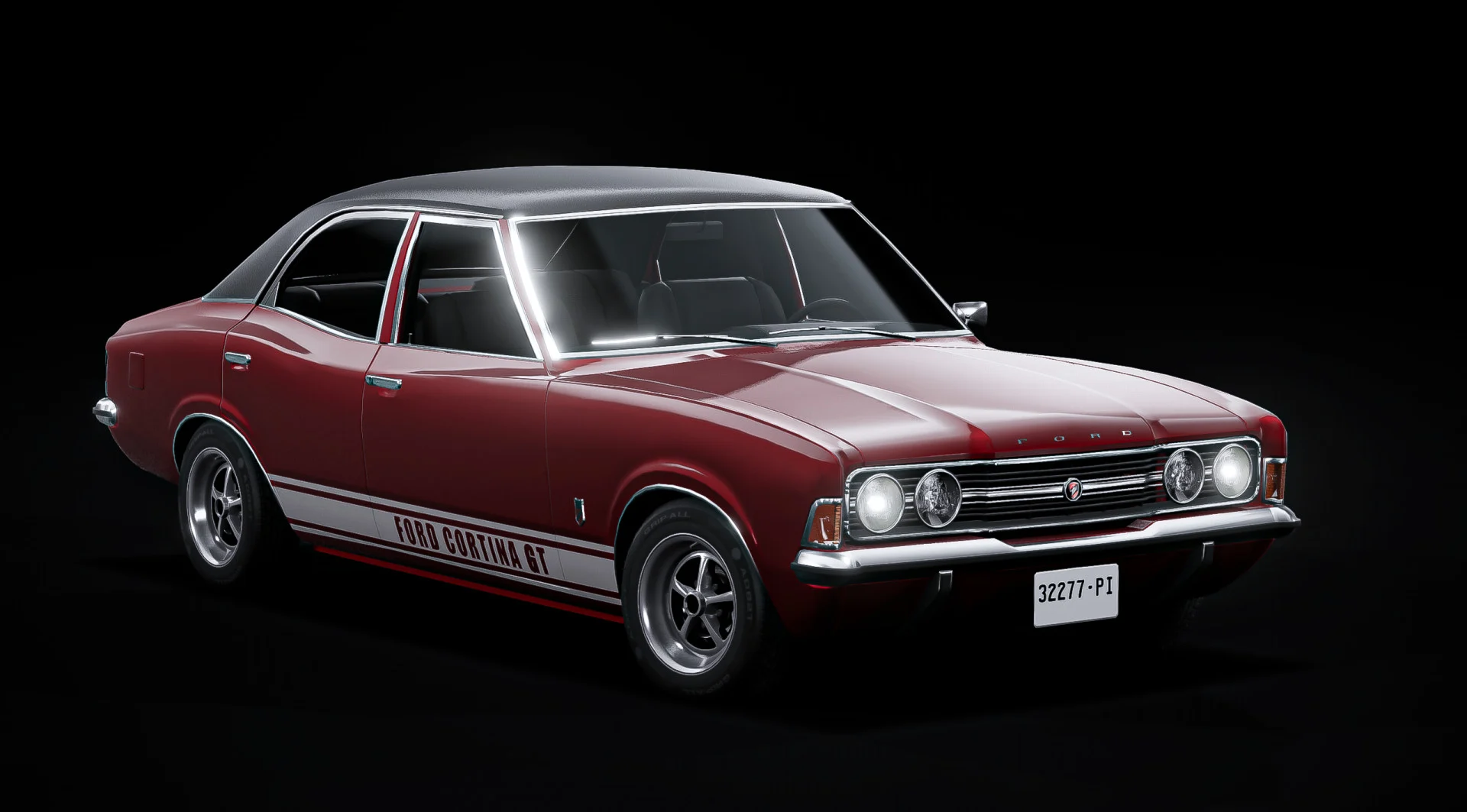 МОД Ford Cortina MK3 v4.0 (0.34.x) ДЛЯ BEAMNG.DRIVE