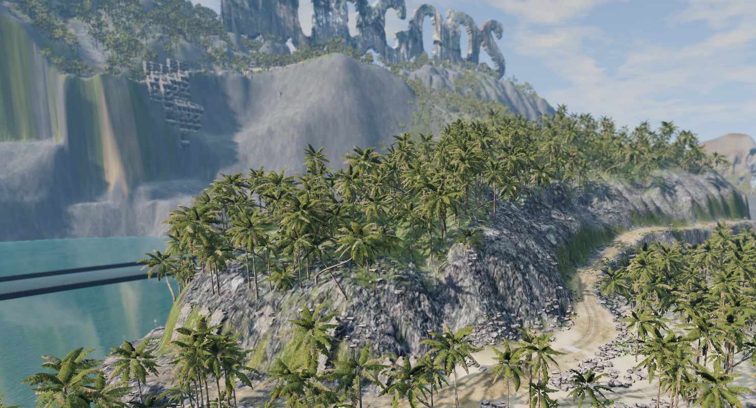 МОД Карта Modgods Island v1.1 (0.34.x) ДЛЯ BEAMNG.DRIVE