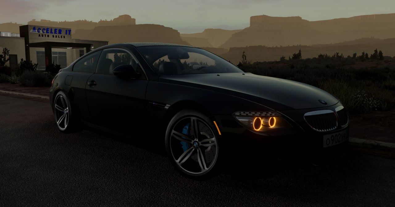 МОД BMW M6 E63 v1.1 RELEASE (0.34.x) ДЛЯ BEAMNG.DRIVE