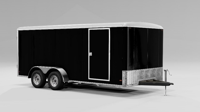 МОД Wider Enclosed Trailer v2.1.1 (0.34.x) ДЛЯ BEAMNG.DRIVE
