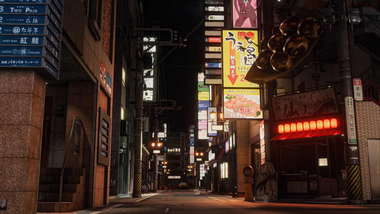 МОД Sotenbori, Osaka (Yakuza Like A Dragon) (0.34.x) ДЛЯ BEAMNG.DRIVE