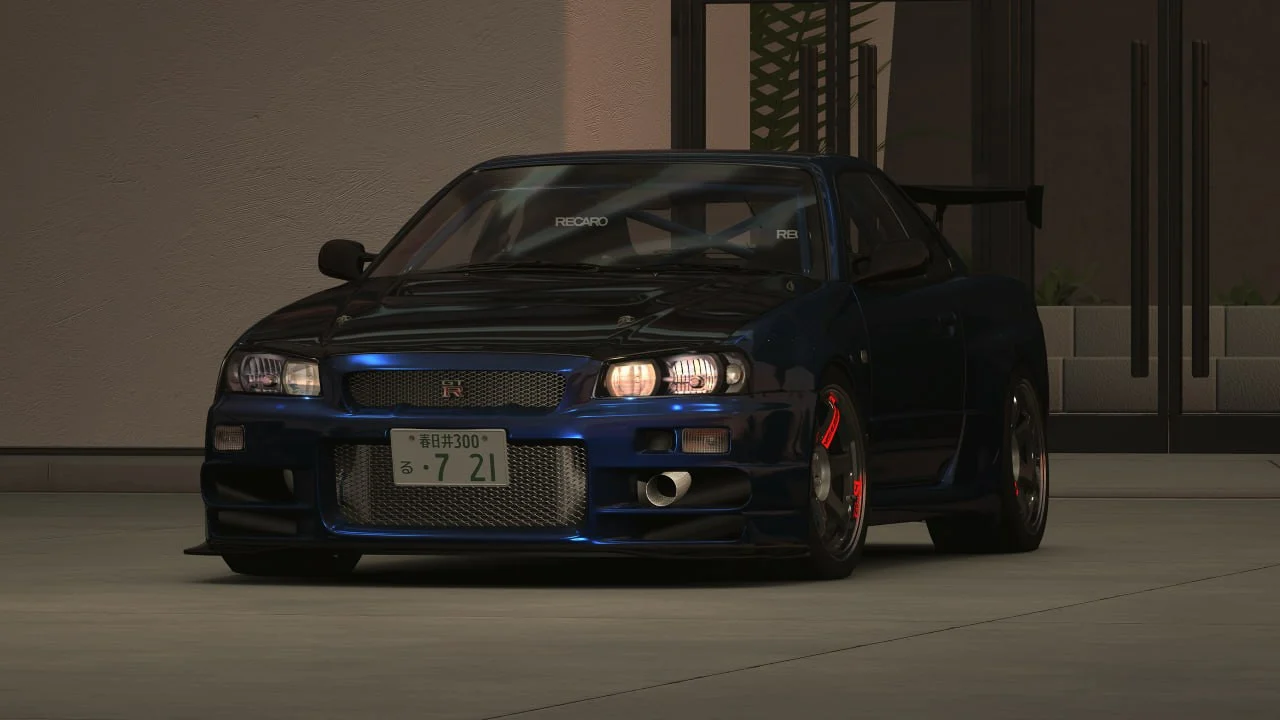 МОД Nissan GTR R34 v1.0 Revamp (0.34.x) ДЛЯ BEAMNG.DRIVE